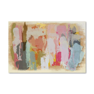 Emotions Painted Canvas Art Clock Canvas