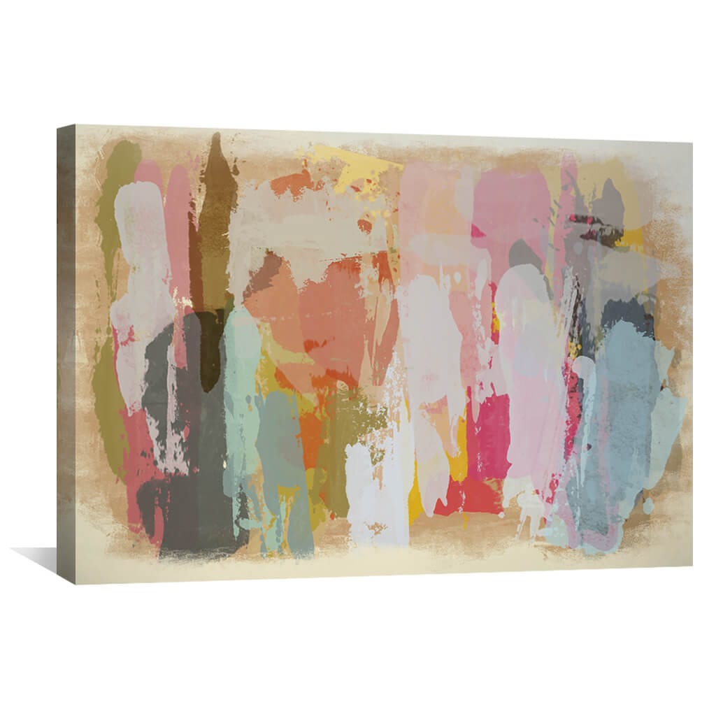 Emotions Painted Canvas Art 45 x 30cm / Unframed Canvas Print Clock Canvas