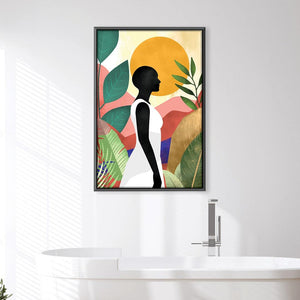 Empowered Vibe Canvas Art Clock Canvas