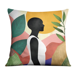 Empowered Vibe Cushion Cushion 45 x 45cm Clock Canvas