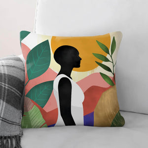 Empowered Vibe Cushion Cushion 45 x 45cm Clock Canvas