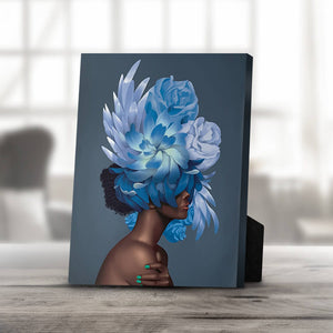 Empowered Woman A Desktop Canvas Desktop Canvas 20 x 25cm Clock Canvas