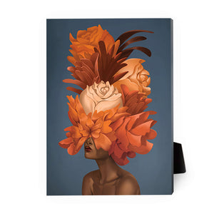 Empowered Woman B Desktop Canvas Desktop Canvas 13 x 18cm Clock Canvas