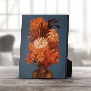 Empowered Woman B Desktop Canvas Desktop Canvas 20 x 25cm Clock Canvas