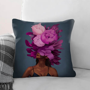 Empowered Woman C Cushion Cushion Cushion Square Clock Canvas