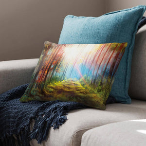 Enchanted Pathway Cushion Cushion Cushion Landscape Clock Canvas