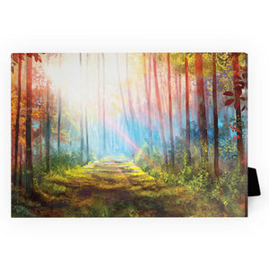 Enchanted Pathway Desktop Canvas Desktop Canvas 13 x 18cm Clock Canvas