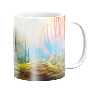 Enchanted Pathway Mug Mug White Clock Canvas