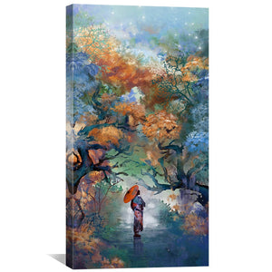 Enchanted Walks Canvas Art Clock Canvas
