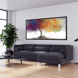 Enchanted Willow Canvas Art Clock Canvas