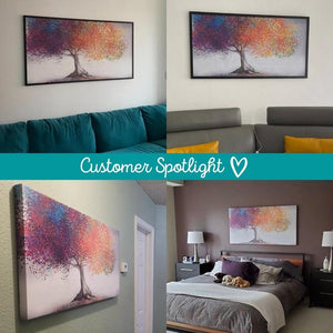 Enchanted Willow Canvas Art Clock Canvas