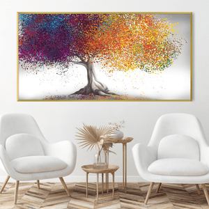 Enchanted Willow Canvas Art Clock Canvas
