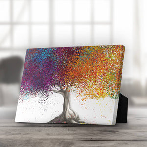 Enchanted Willow Desktop Canvas Desktop Canvas 25 x 20cm Clock Canvas