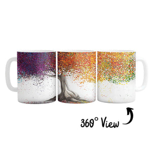 Enchanted Willow Mug Mug White Clock Canvas