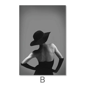 EnVogue Woman Canvas Art B / 40 x 50cm / No Board - Canvas Print Only Clock Canvas