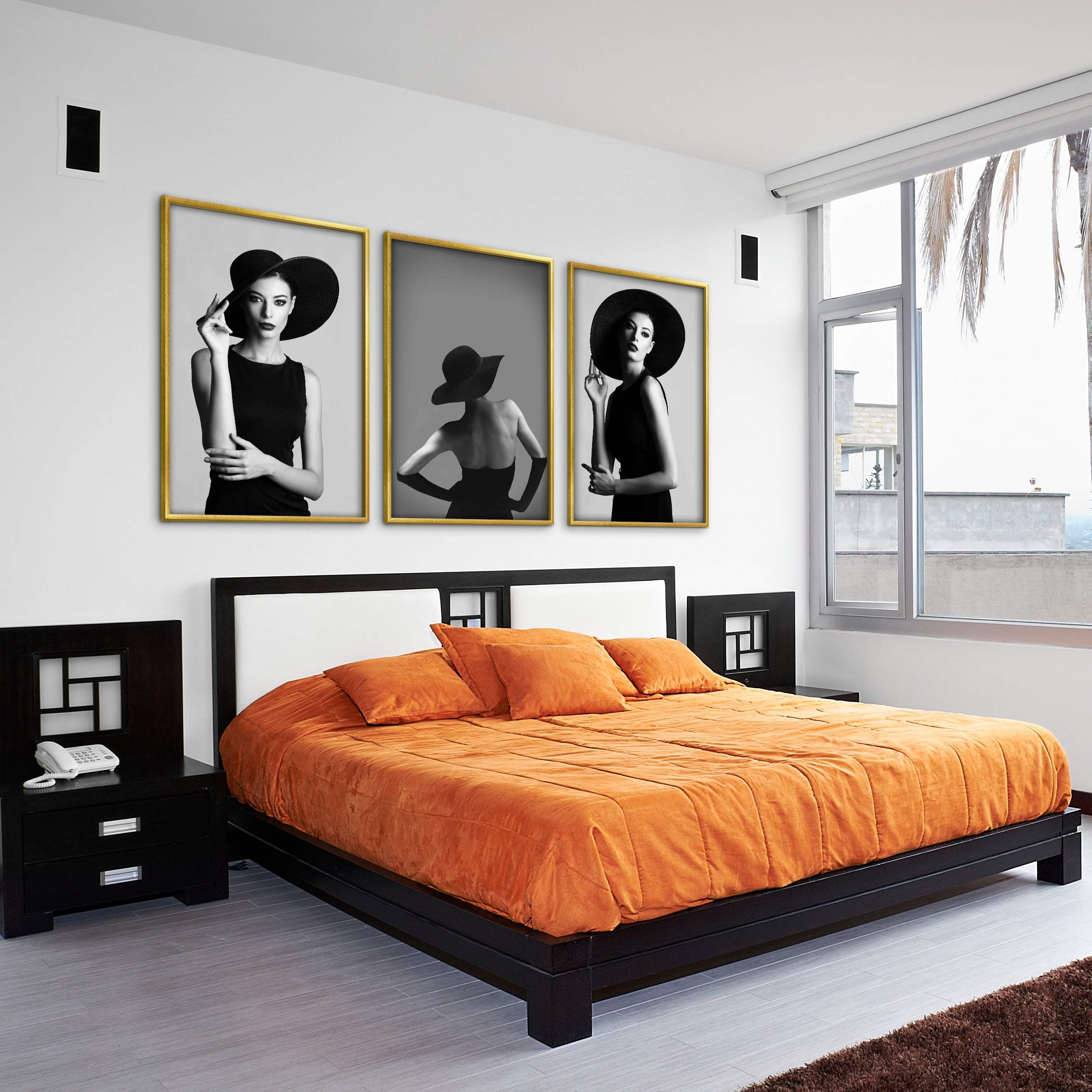 EnVogue Woman Canvas Art Clock Canvas
