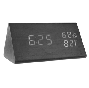 Etched Black Clock Canvas