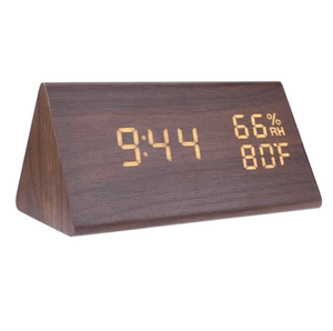 Etched Wood Clock Canvas