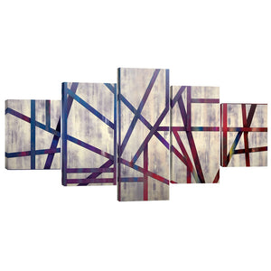 Eternal Divide Canvas - 5 Panel Art Clock Canvas