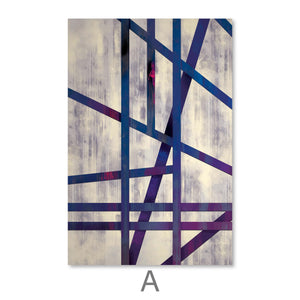 Eternal Divide Canvas Art A / 40 x 60cm / Unframed Canvas Print Clock Canvas