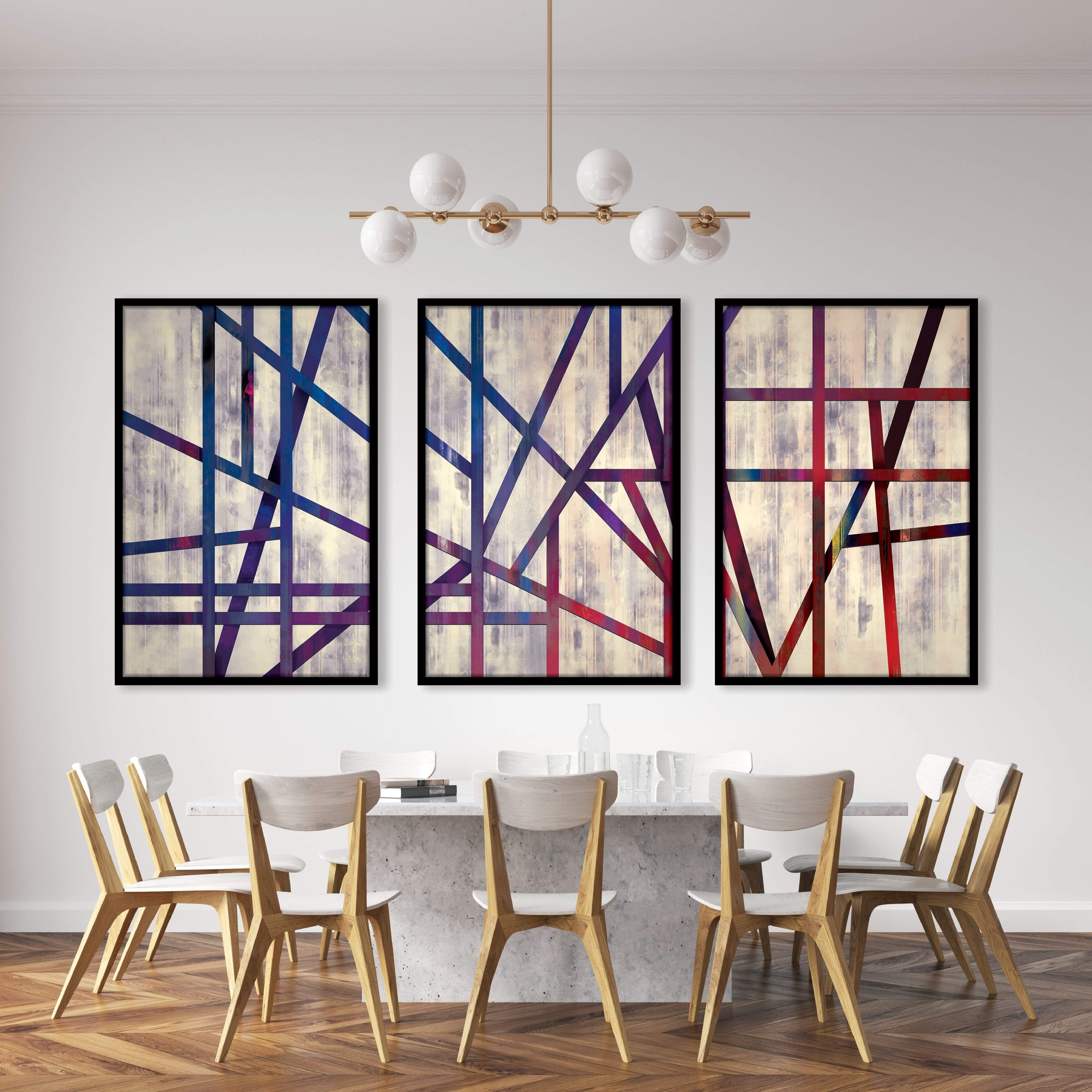 Eternal Divide Canvas Art Clock Canvas