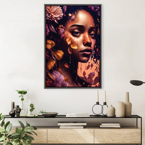 Euphoria Canvas Art Clock Canvas