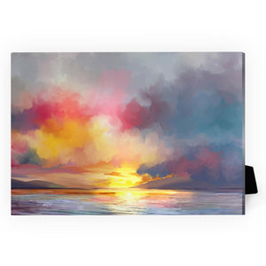 Euphoric Horizon Desktop Canvas Desktop Canvas 18 x 13cm Clock Canvas