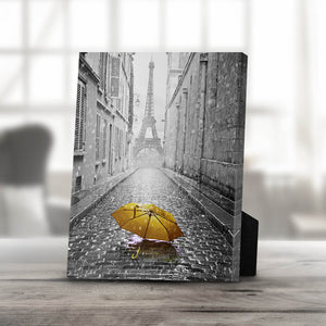 Europe Splash B Desktop Canvas Desktop Canvas 20 x 25cm Clock Canvas