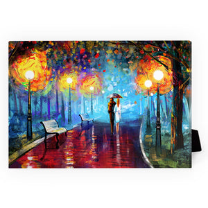 Evening Walks Desktop Canvas Desktop Canvas 18 x 13cm Clock Canvas