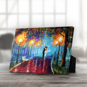 Evening Walks Desktop Canvas Desktop Canvas Clock Canvas