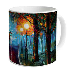 Evening Walks Mug Mug White Clock Canvas