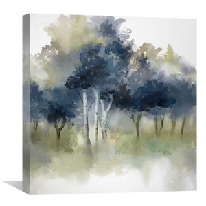 Evergreen Canvas Art Clock Canvas