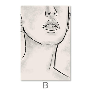 Expressions Canvas Art B / 30 x 45cm / Unframed Canvas Print Clock Canvas