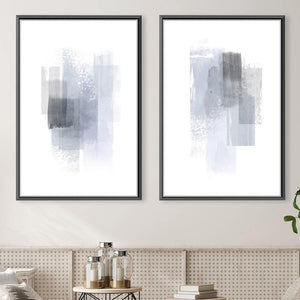 Faded Violet Canvas Art Clock Canvas