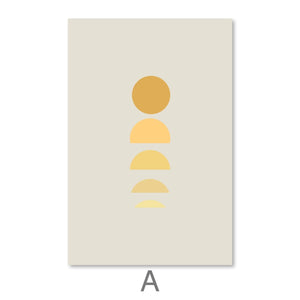 Fading Shades Canvas Art A / 30 x 45cm / Unframed Canvas Print Clock Canvas