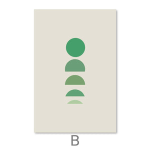 Fading Shades Canvas Art B / 30 x 45cm / Unframed Canvas Print Clock Canvas