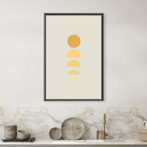 Fading Shades Canvas Art Clock Canvas