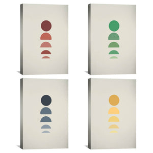 Fading Shades Canvas Art Clock Canvas