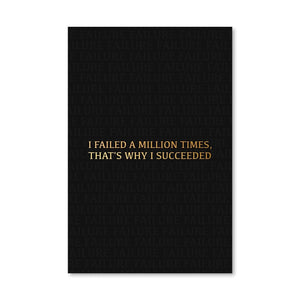 Failure Canvas Art Clock Canvas