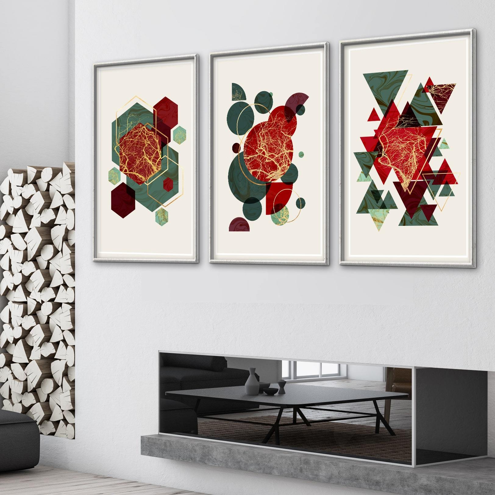 Festive Motif Canvas Art Clock Canvas