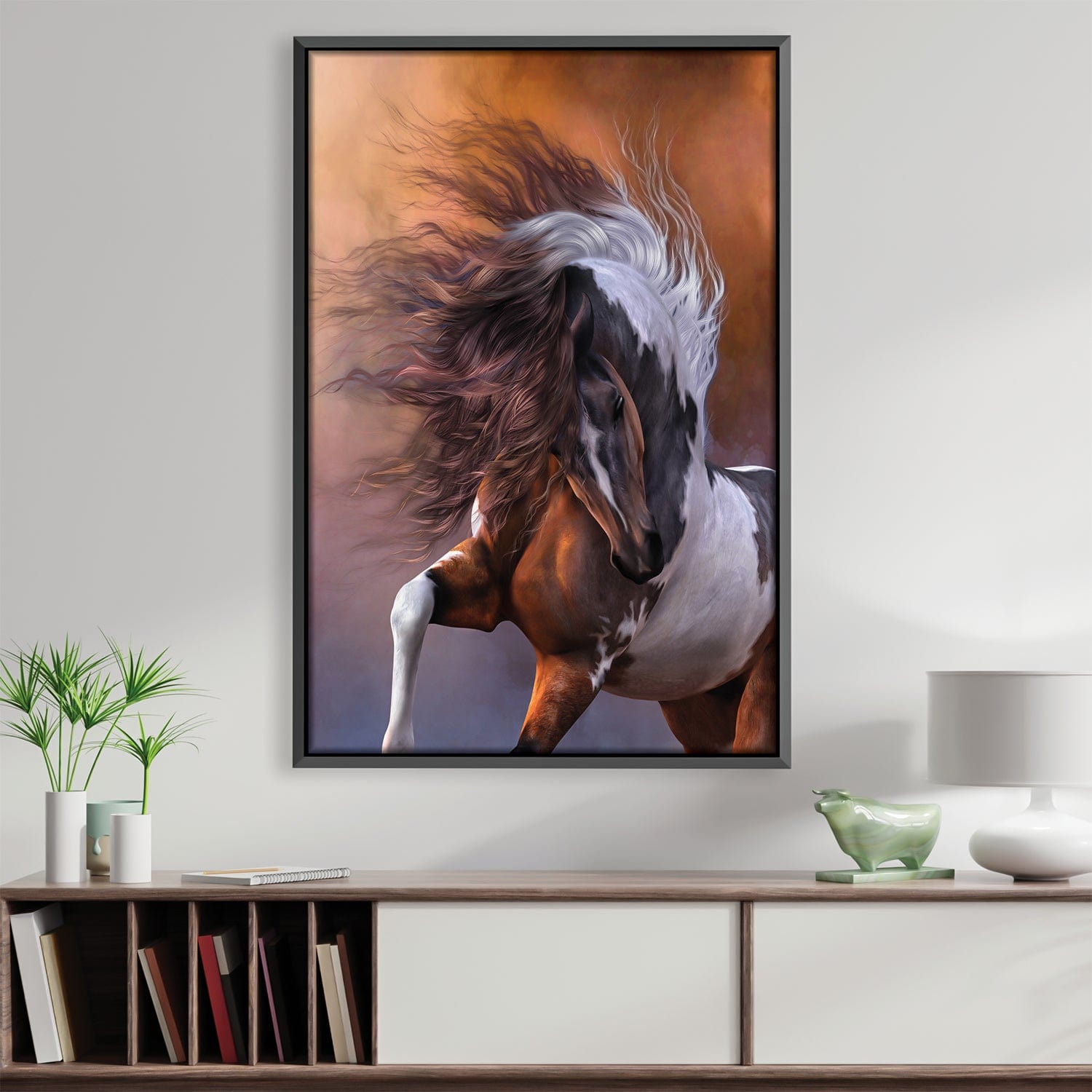 Fiereza Canvas Art Clock Canvas