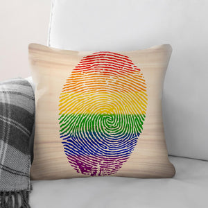 Fingerprint of Love Cushion Cushion Cushion Square Clock Canvas