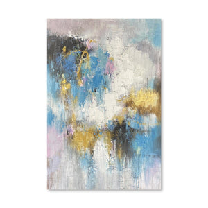 Finished Emotion Oil Painting Oil Clock Canvas