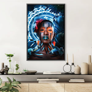 Fish Wild Canvas Art 30 x 45cm / Unframed Canvas Print Clock Canvas