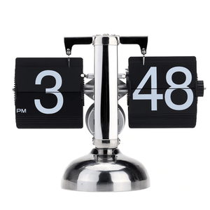 Flipbook Black Clock Canvas