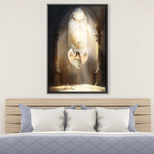Floating Elegance Canvas Art Clock Canvas