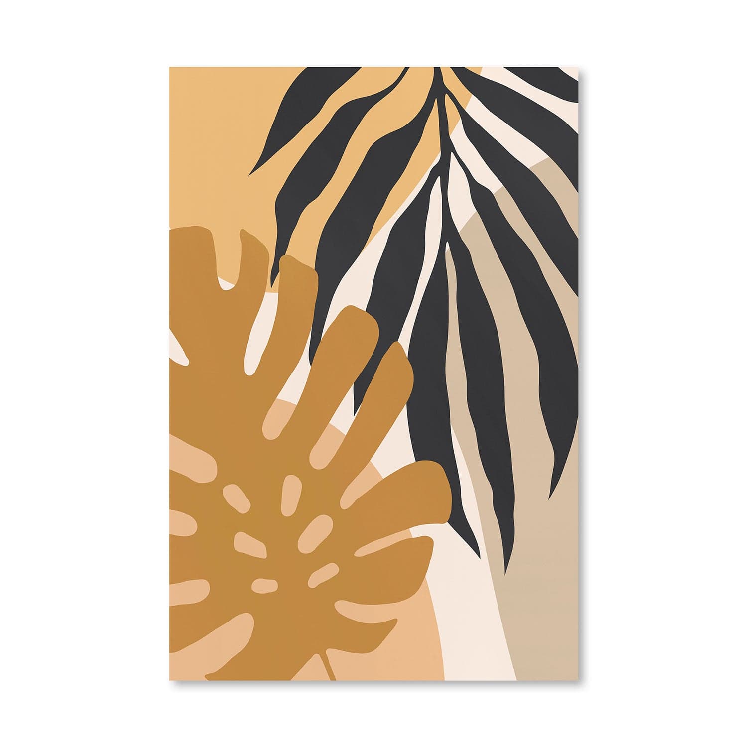Floral Set I Canvas Art Clock Canvas