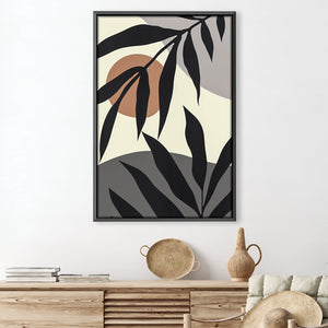 Floral Set II Canvas Art Clock Canvas