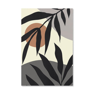 Floral Set II Canvas Art Clock Canvas