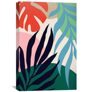 Floral Set V Canvas Art 30 x 45cm / Unframed Canvas Print Clock Canvas